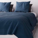 Soleil D'Ocre Adele, Copripiumino Zigzag, Copridivano dal divano, Polycoton, Blu, 220 X 240 Cm Trapunte e trapunte Naty Shop Blu 220 X 240 Cm