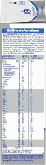BEBA expert Anti-Reflusso - AR Formula speciale dalla nascita, per aumento di eruttazione e vomito, alimenti per l'infanzia, latte in polvere per bambini, 1 confezione (1 x 500 g)