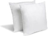 Set di 2 cuscini Câlin blu con comfort costante "Alaska", super imbottitura, busta in percalle di cotone 100%, bianco, forma quadrata 65 x 65 cm Naty Shop Cuscini standard