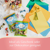 Lindt Piccoli Amici di Pasqua al Cioccolato | 2x100 g | 10 divertenti amici pasquali Lindt | Finissima Crema al Latte Doppia in Cioccolato al Latte Alpino | Uova di Pasqua per bambini | Dono di cioccolato