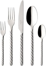 Villeroy And Boch - Set posate Montauk, varie misure, acciaio inox Kitchen Naty Shop 30 pezzi