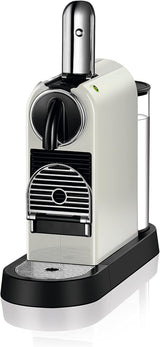 Macchina per caffè espresso a capsule Nespresso EN167.W Citiz, pompa ad alta pressione e controllo della temperatura ideale, senza Aeroccino (montatore per il latte), funzione di risparmio energetico, 1260 W, bianco crema, 37,4 x 11,9 x 25,5 cm