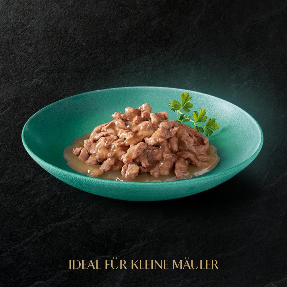Sheba alimento umido per gattini, in bustine assortite, con salmone (MSC) e pollo in salsa, multipack 40x85g