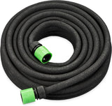 Relaxdays Tubo Gocciolante, Tubo per Irrigazione, Tubo per Irrigazione da 30 m, Irrigazione di Strati Alti e Siepi, Tubo per Irrigazione, Nero
