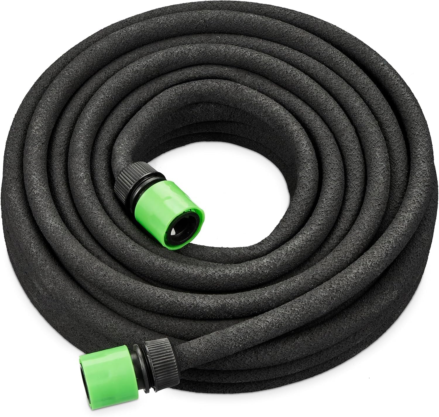 Relaxdays Tubo Gocciolante, Tubo per Irrigazione, Tubo per Irrigazione da 30 m, Irrigazione di Strati Alti e Siepi, Tubo per Irrigazione, Nero