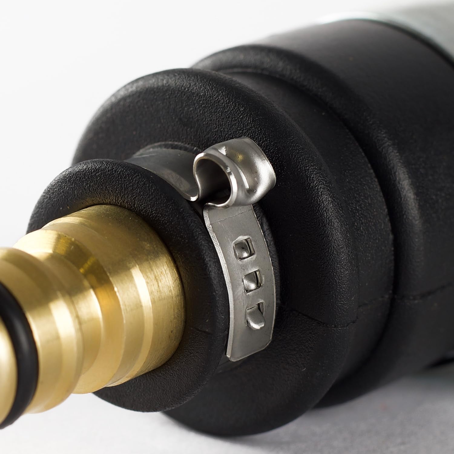Connettore per rubinetto a innesto | Diametro 20-30mm| Ottone massiccio | Sicuro e durevole | Fissaggio sicuro | Robusto e resistente alla corrosione, nero/argento/oro