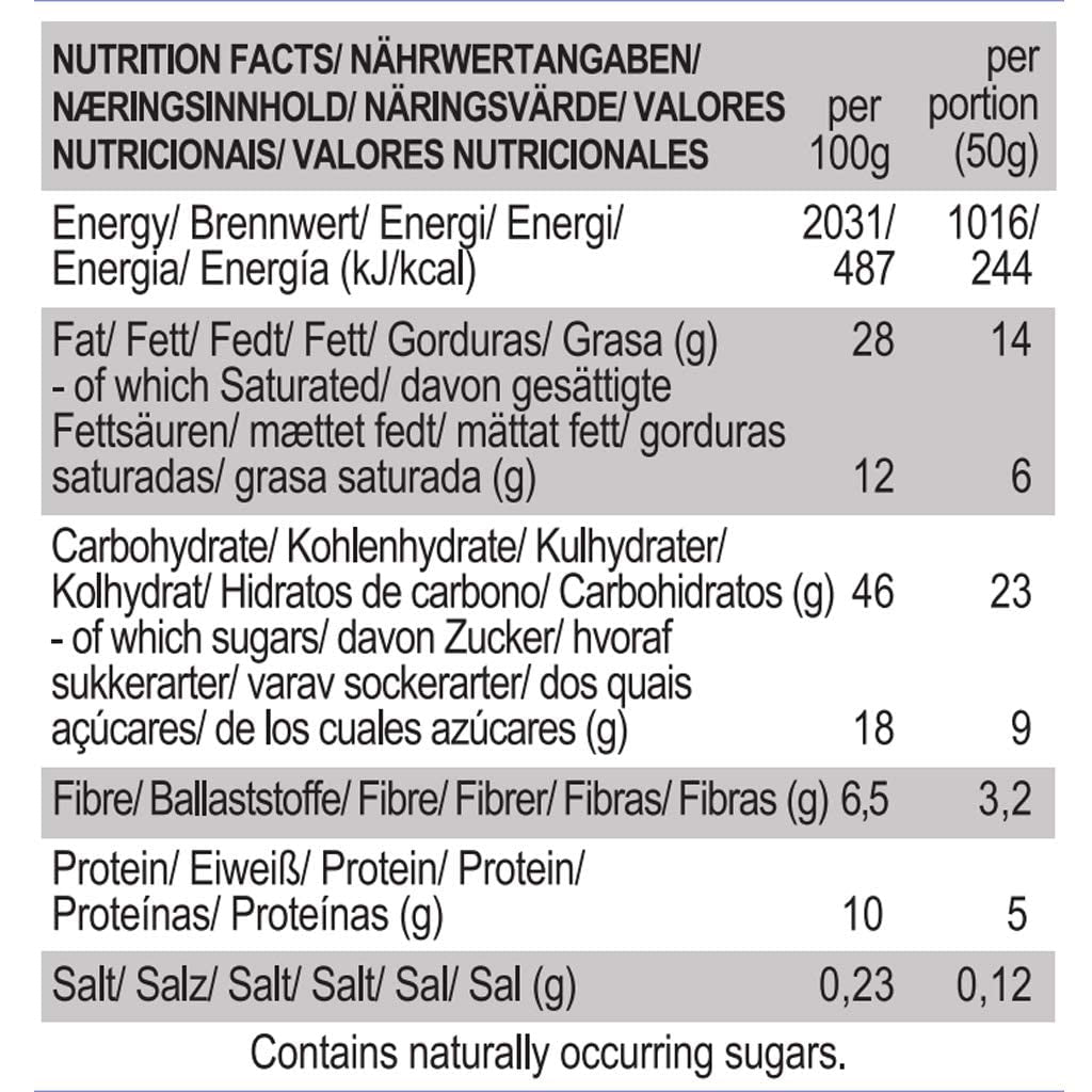 Biscotti alle mandorle vegani al caramello salato - Confezionati singolarmente Avena alle mandorle biologica senza glutine e senza soia - Confezione multipla da 12 x 50 g (confezione da 2)