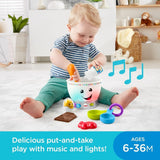 Fisher-Price Giocattolo didattico per bambini Ridi e impara, Ciotola magica per mescolare i colori con musica e luci, per bambini dai 6 mesi in su, GJW20 Giocattoli per bambini Naty Shop