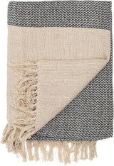 Copriletto Bloomingville, nero, cotone, 160 cm Letti e coperte Bloomingville Natura 160 X 130 cm