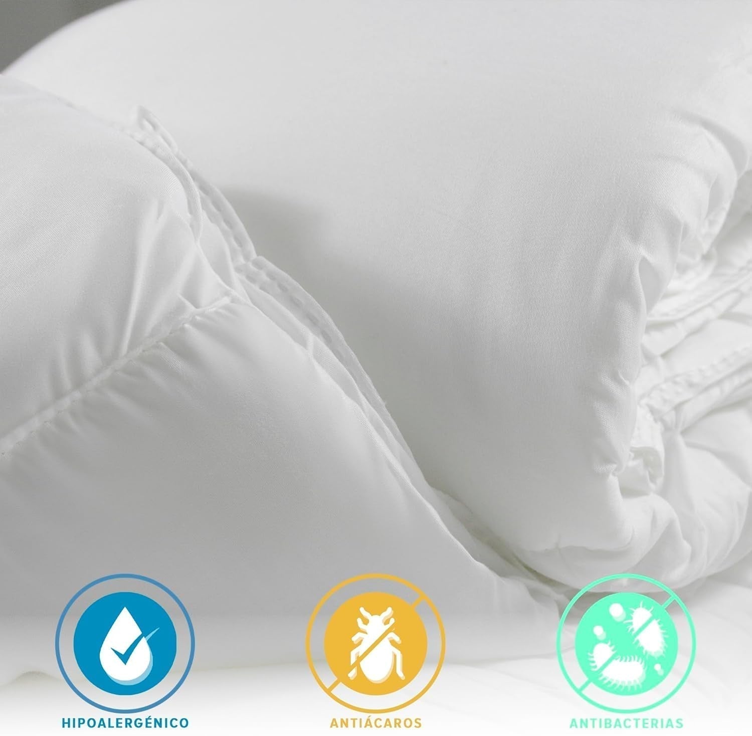 BOEMIA | Trapunta/ Imbottitura letto 120 cm, trapunta 300 G/M², imbottitura anallergica in fibre traspiranti antiacaro, imbottitura extra morbida e antibatterica, misura 200 X 200 cm Trapunte e trapunte Naty Shop