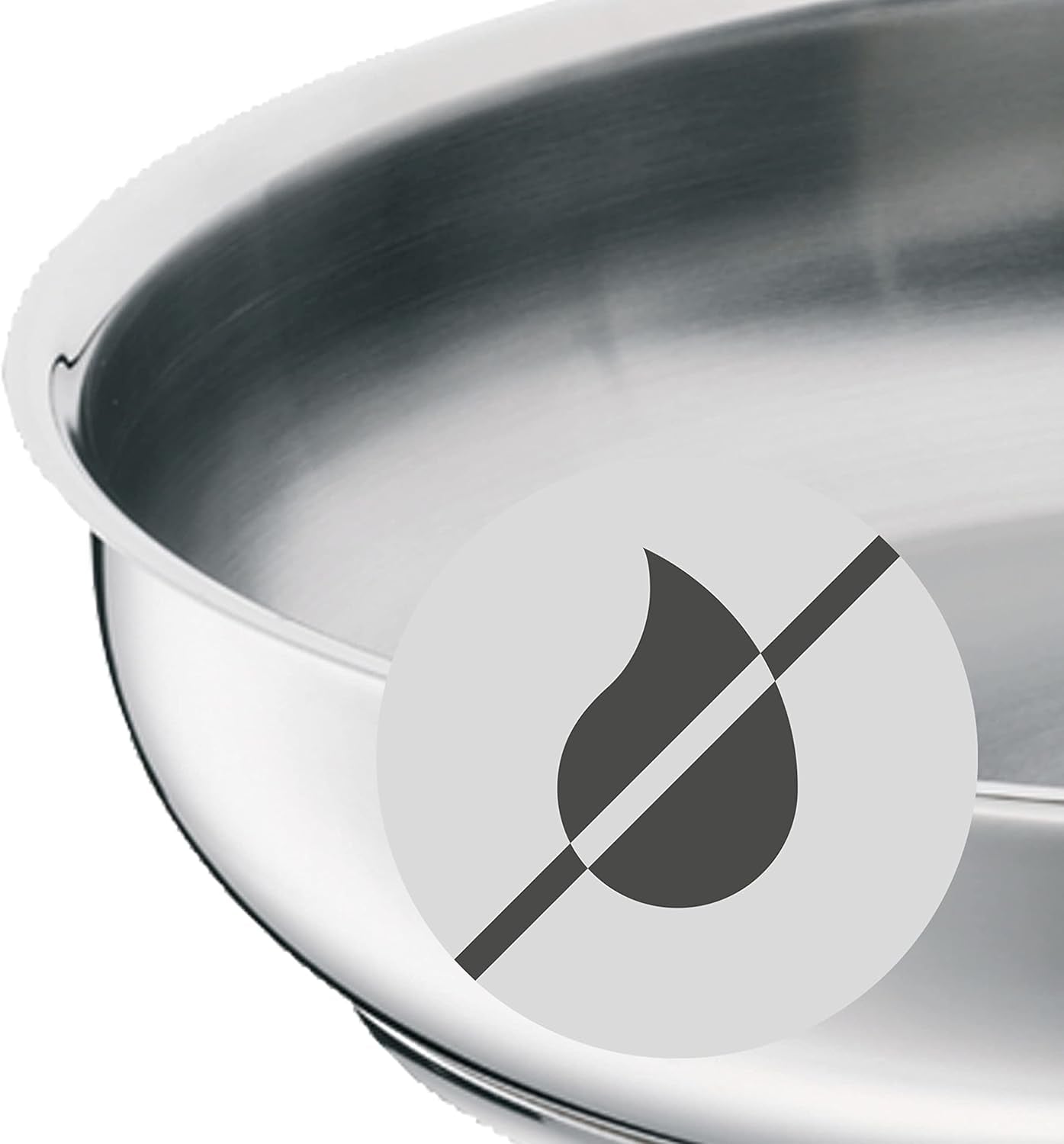 WMF Profi padella inox 24 cm induzione, padella inox Cromargan Pentole e Padelle Naty Shop