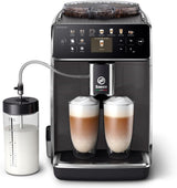 Caffettiera automatica Saeco GranAroma - 14 specialità di caffè, display a colori intuitivo, 4 profili utente, macinatore in ceramica, 1500 Watt (SM6580/10)