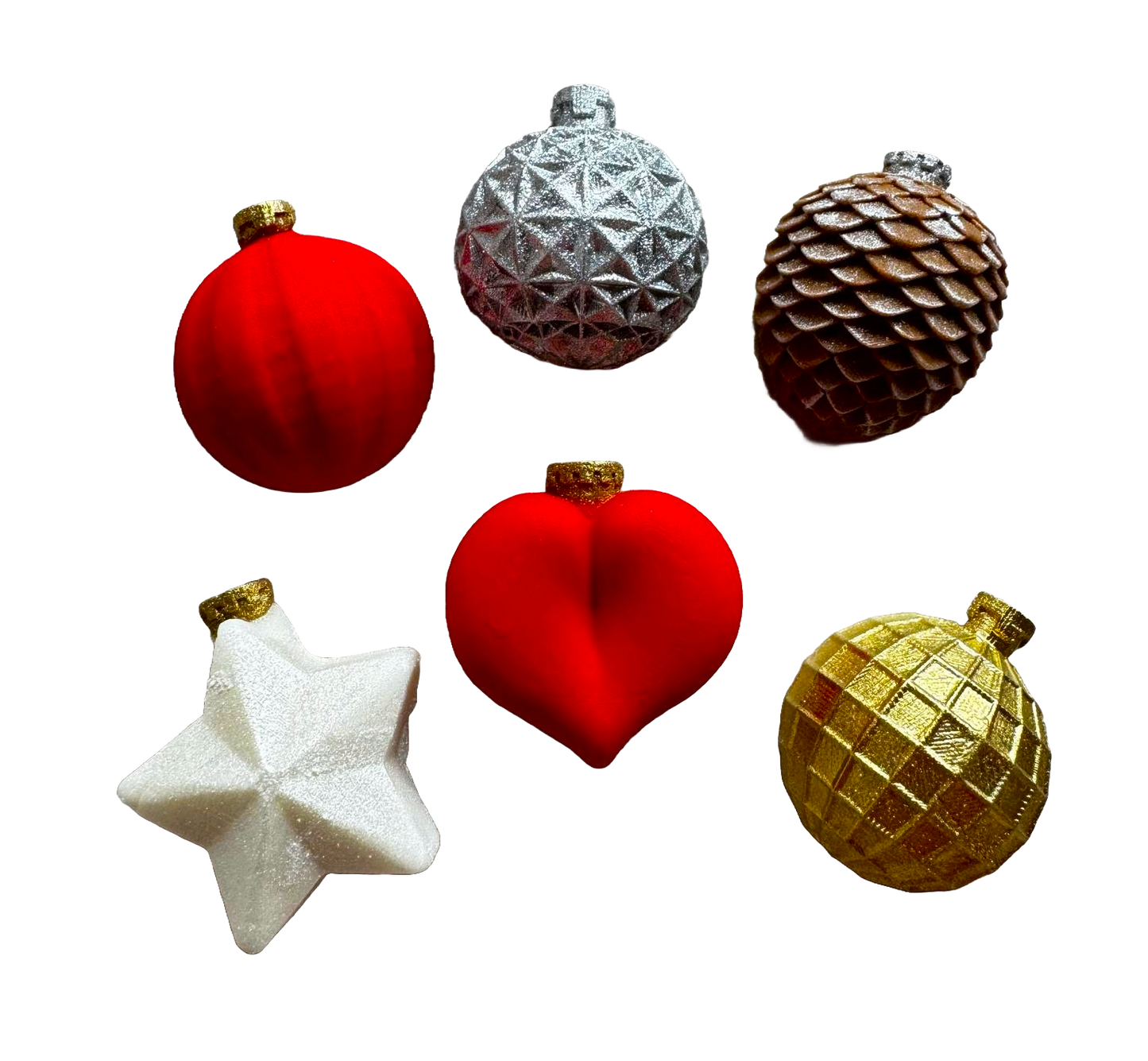 Set di 6 decorazioni commestibili in pasta di zucchero, Globi decorativi in ​​pasta di zucchero Naty Shop