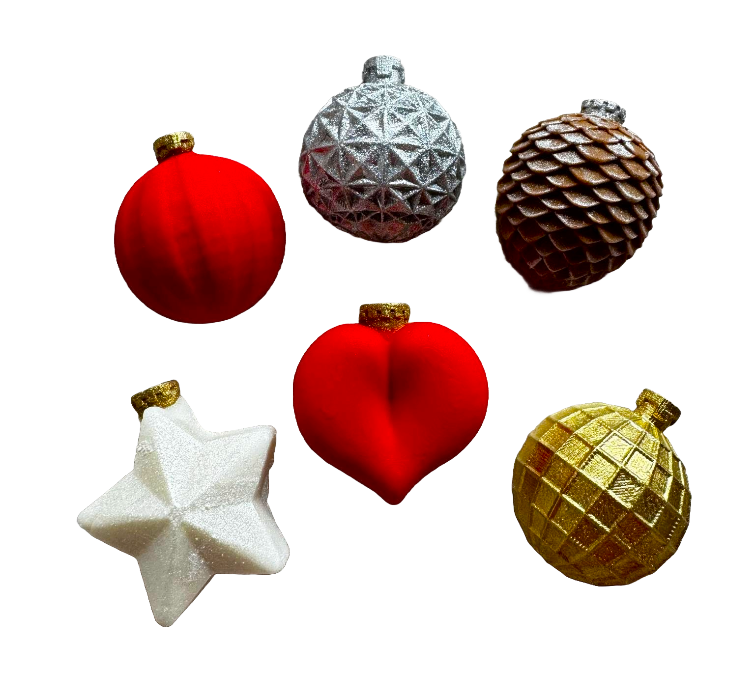 Set di 6 decorazioni commestibili in pasta di zucchero, Globi decorativi in ​​pasta di zucchero Naty Shop