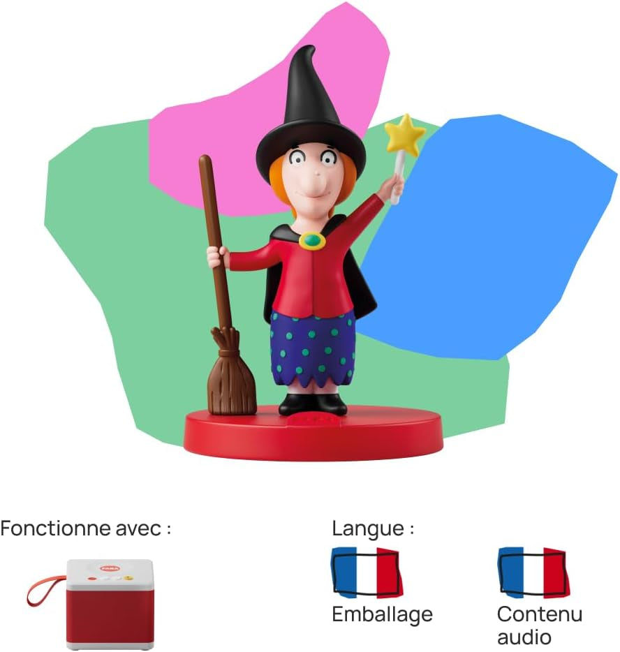 Figura sonora La strega dell'aria - fiabe e racconti sonori - giocattolo, contenuto educativo, versione francese, bambini 2-4 anni Giocattoli Bebe Naty Shop
