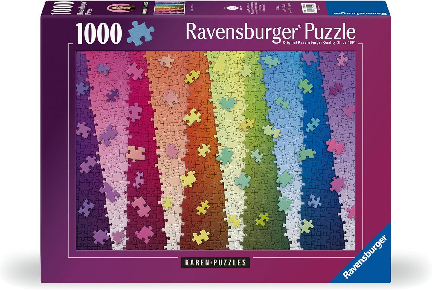 Puzzle Ravensburger per adulti 1000 pezzi - Colore per colore Puzzle Naty Shop