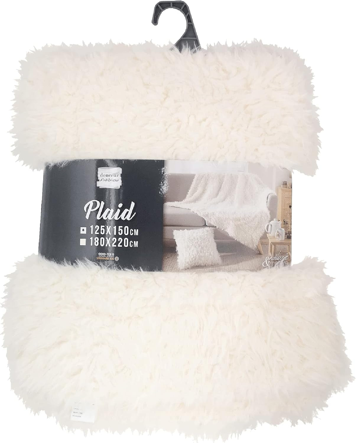 Douceur D'Intérieur, Coperta (125 X 150 Cm) Pecora, pelliccia sintetica Piumini e trapunte Naty Shop