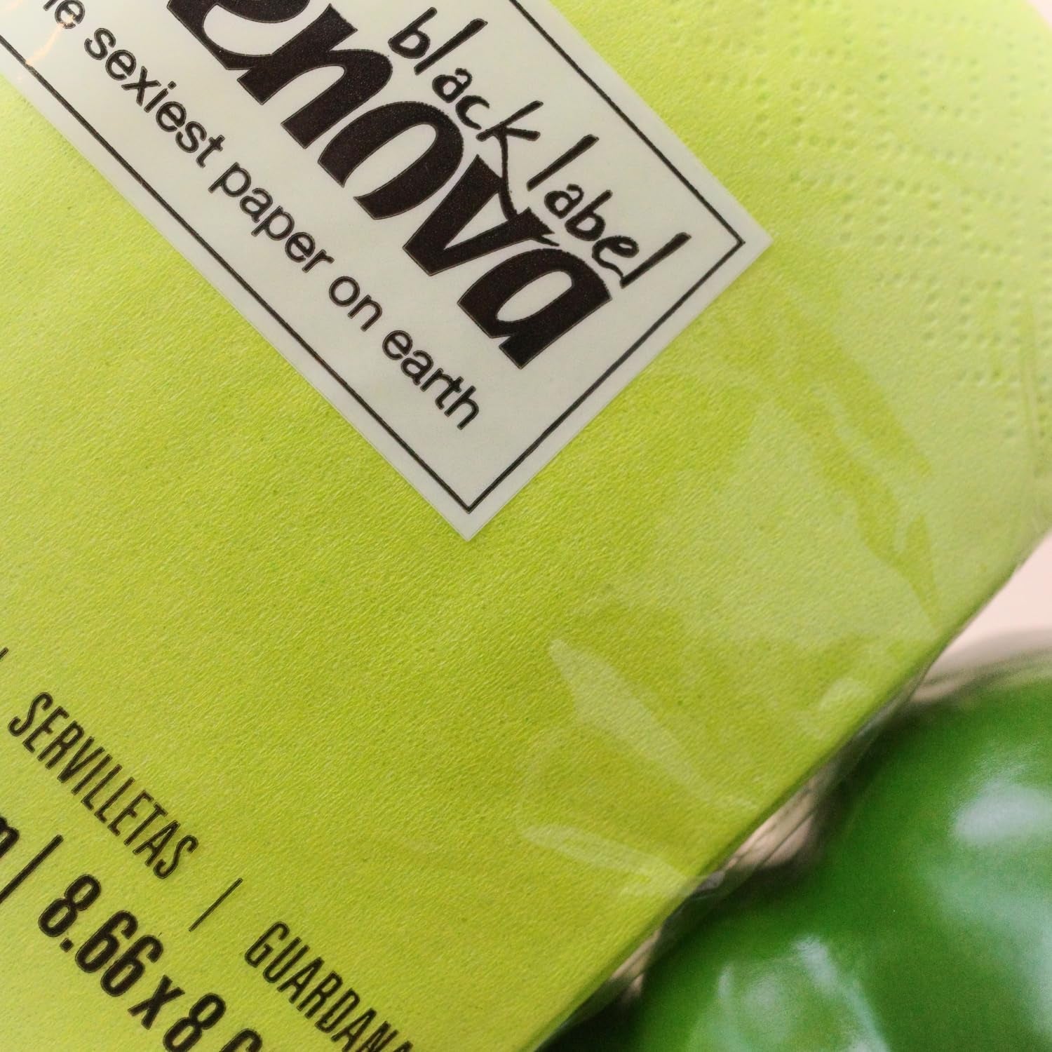 Tovaglioli di carta verde Renova Cocktail - 30 tovaglioli