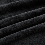 Good Nite Coperta accogliente Coperta soffice Coperta da letto Coperta da divano Coperta da soggiorno XL Coperta in pile 150X200 cm Coperte morbide e calde nere Coperta soffice Letti e coperte Good Nite