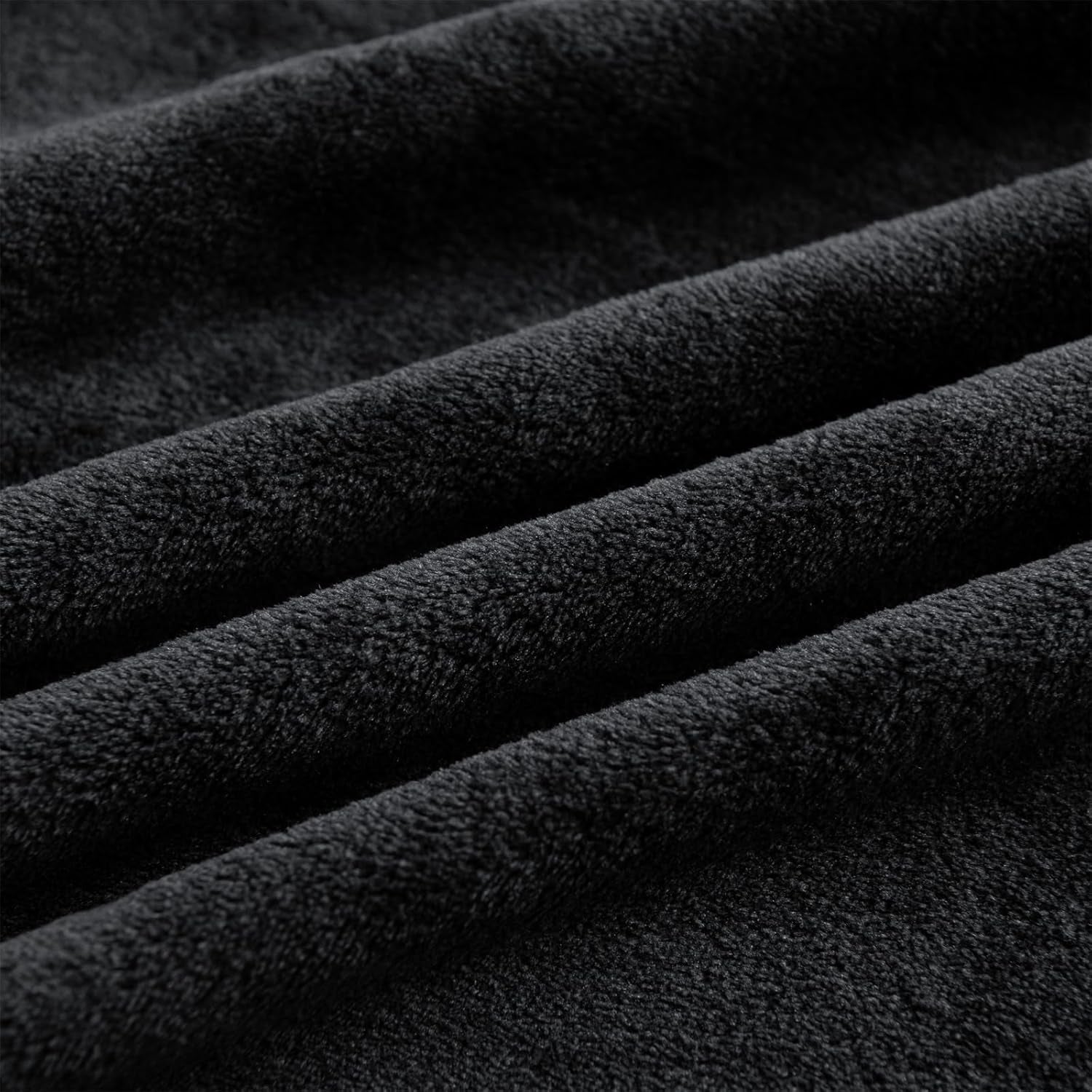 Good Nite Coperta accogliente Coperta soffice Coperta da letto Coperta da divano Coperta da soggiorno XL Coperta in pile 150X200 cm Coperte morbide e calde nere Coperta soffice Letti e coperte Good Nite