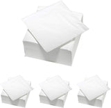 ARTS DE LA TABLE 100 tovaglioli di cotone, 2 veli, 33 x 33 cm, bianco (confezione da 4)