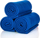 ALCLEAR 3 pezzi coperte in pile Oeko Tex, colore: antracite, misura grande 130X160 cm, oltre 200 G/M2, coperta per divano coperta per divano coperta coperta per soggiorno, coperta da picnic coperta per divano Letti e coperte Besuche den ALCLEAR-Store Blu navy 3 pezzi 130X160 cm