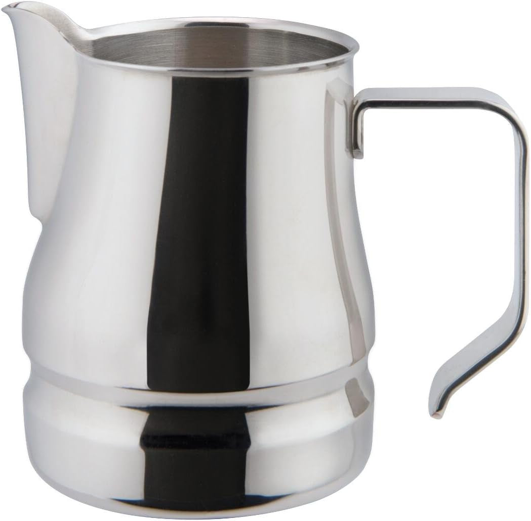 Tazza da latte per cappuccino in acciaio inox, 18/10 tazze, 9,75 cl