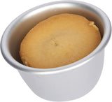 Kitchencraft Mini Stampi per Budino in Alluminio Anodizzato 7,5 cm Set di 4 Stampi da Forno e Vassoi Argento Naty Shop