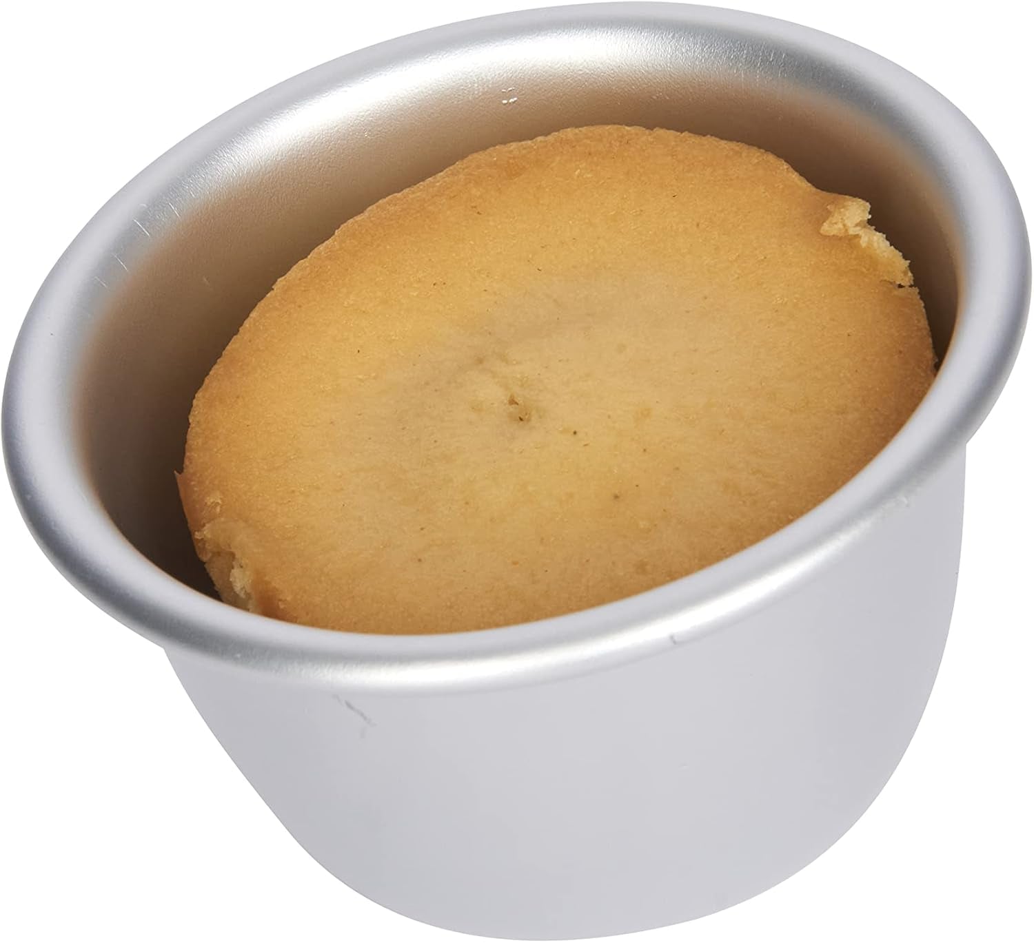Kitchencraft Mini Stampi per Budino in Alluminio Anodizzato 7,5 cm Set di 4 Stampi da Forno e Vassoi Argento Naty Shop
