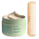 GYADA COSMETICS Spirulina Pacchetto Rinforzante per Capelli Nutriente Anticaduta Doppie Punte Funziona 250ml + Pettine in Legno di Faggio Ideale per Districare Tutti i Tipi di Capelli Naty Shop Maschera per Capelli Titolo predefinito