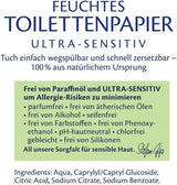 Carta igienica umidificata morbida HiPP Baby (6 x 50 fogli), 99% acqua, ultra sensibile, inodore, con coperchio incernierato