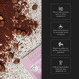 – Caffè etiope macinato – 250 g – Caffè speciale – Tostatura media – 100% Arabica – Note di miele, cannella e cioccolato – Acidità intensa – Corpo medio