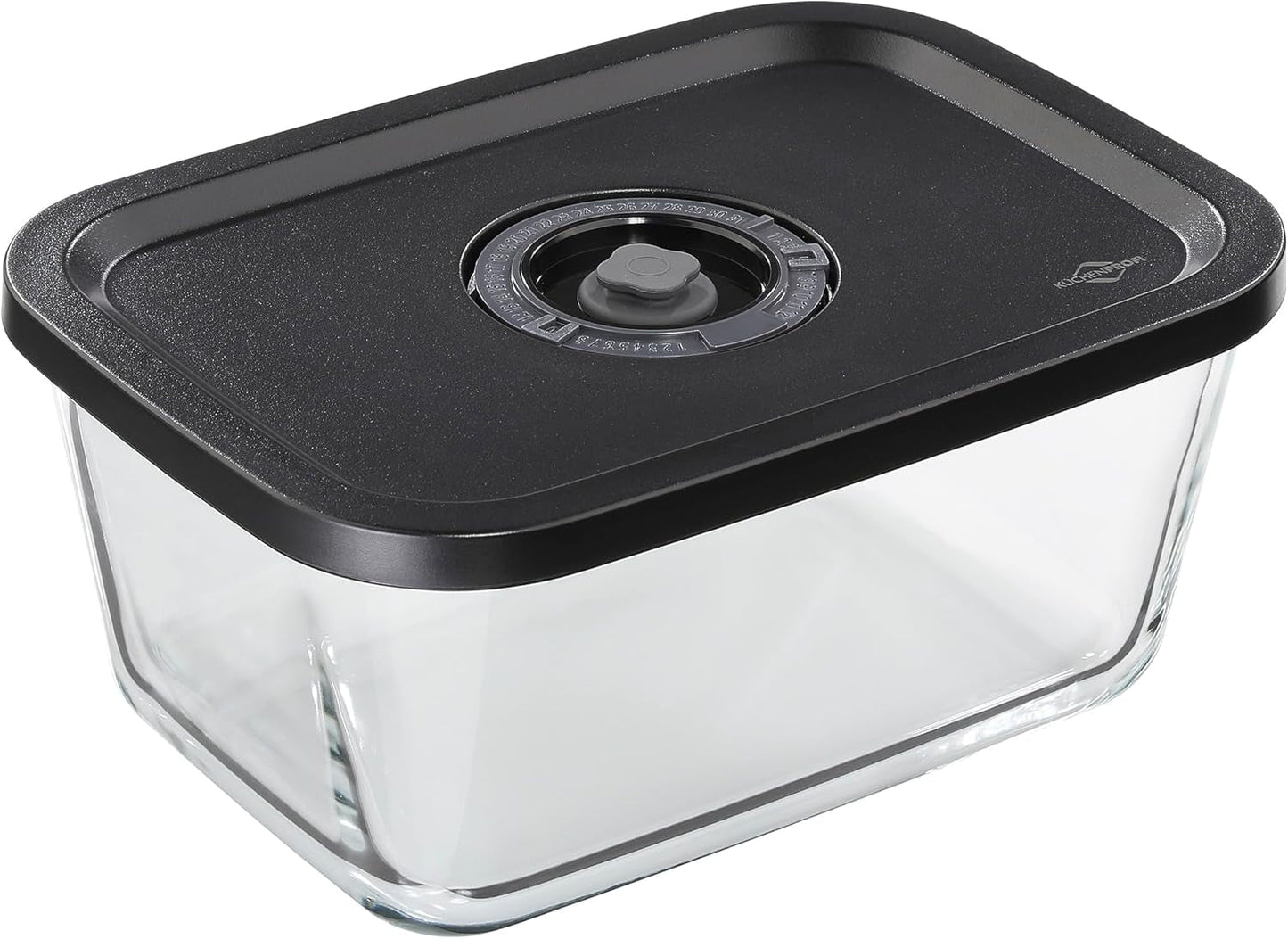 Set sottovuoto Küchenprofi EASYFRESH | Set di 7 pezzi | 1x pompa per vuoto elettrica, 1x vaso per sottovuoto S, M e L, 3x sacchetti per sottovuoto 22x21 cm | vetro borosilicato, plastica di alta qualità | preparazione e conservazione Contenitori per conservazione alimenti Naty Shop Contenitore sottovuoto L