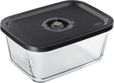 Set sottovuoto Küchenprofi EASYFRESH | Set di 7 pezzi | 1x pompa per vuoto elettrica, 1x vaso per sottovuoto S, M e L, 3x sacchetti per sottovuoto 22x21 cm | vetro borosilicato, plastica di alta qualità | preparazione e conservazione Contenitori per conservazione alimenti Naty Shop Contenitore sottovuoto L