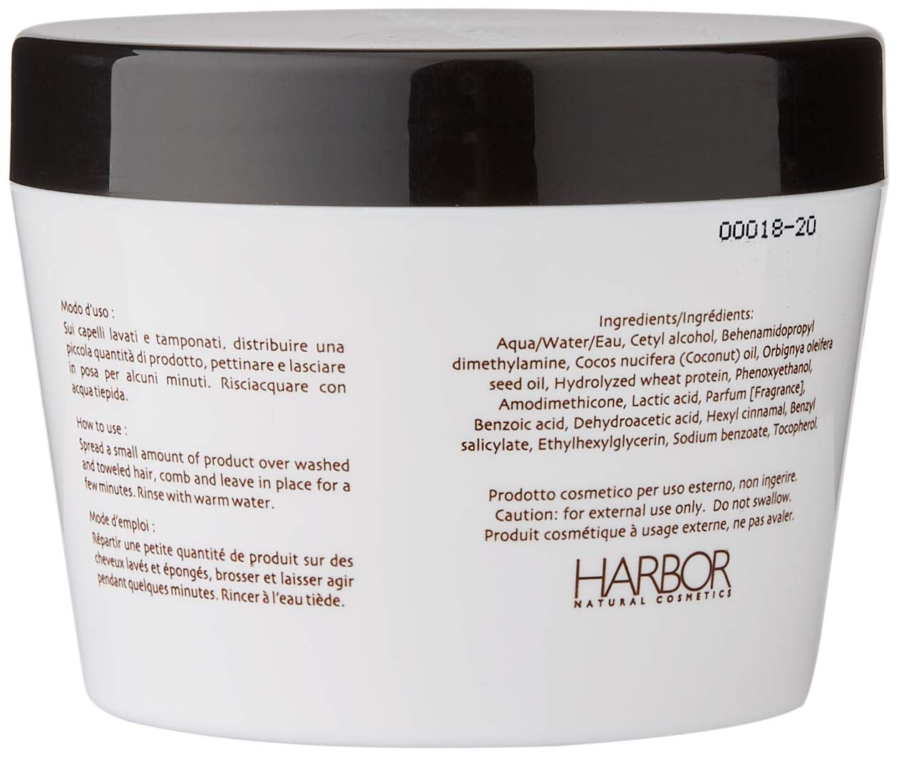Phytorelax Maschera Capelli Nutriente Intensiva con Olio di Cocco, 1 Confezione (1 x 250ml) Naty Shop Maschera per Capelli
