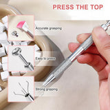 Pezzi di pittura per nail art, 100 pezzi di nail art con metallo, accessori per unghie in spugna, perni per unghie, accessori per manicure per unghie, con una varietà di motivi per nail art sfumati Zu Ersetlen