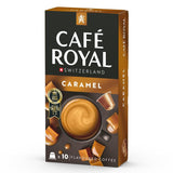 Café Royal Caramel Kaffee aromatizzato – Kaffeekapseln compatibile Nespresso®, cremoso, helle Röstung, 100 % Arabica, Rainforest Alliance, 100 Kapseln