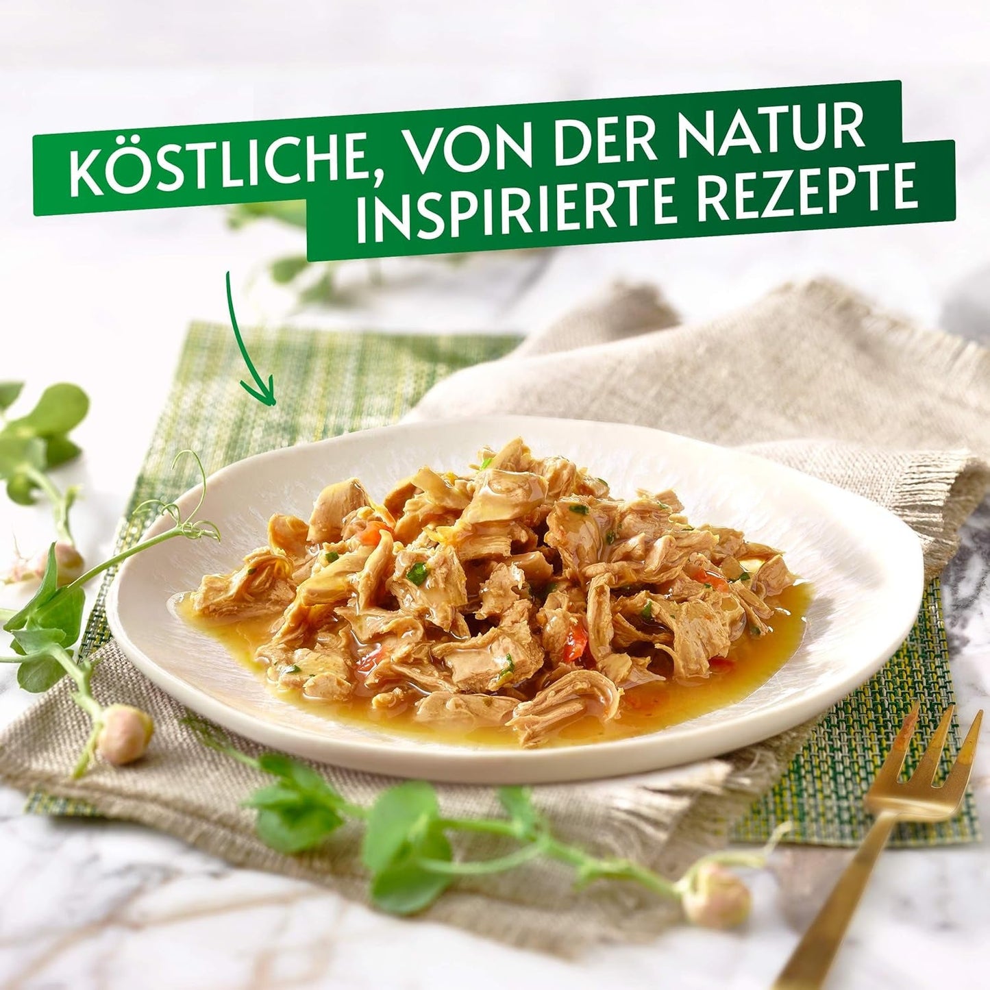 Gourmet Nature's Creation Cibo umido per gatti in gelatina, tacchino naturale, confezione da 12 (12 x 85 g)