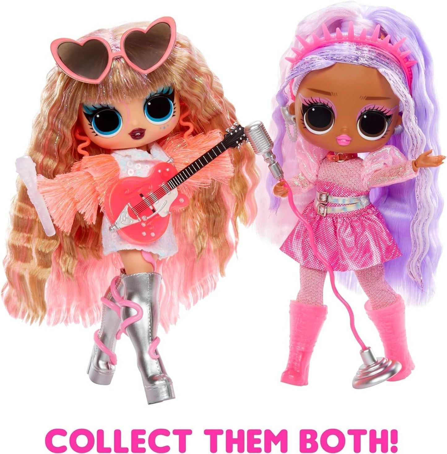 LOL Sorpresa! Tweens Neon Pop Stars - Kitty K - 1 bambola alla moda con sorprese retroilluminate e 10+ abiti e accessori Pop Star, inclusi micro-band retrò, regalo per bambini 4+ Naty Shop Dolls