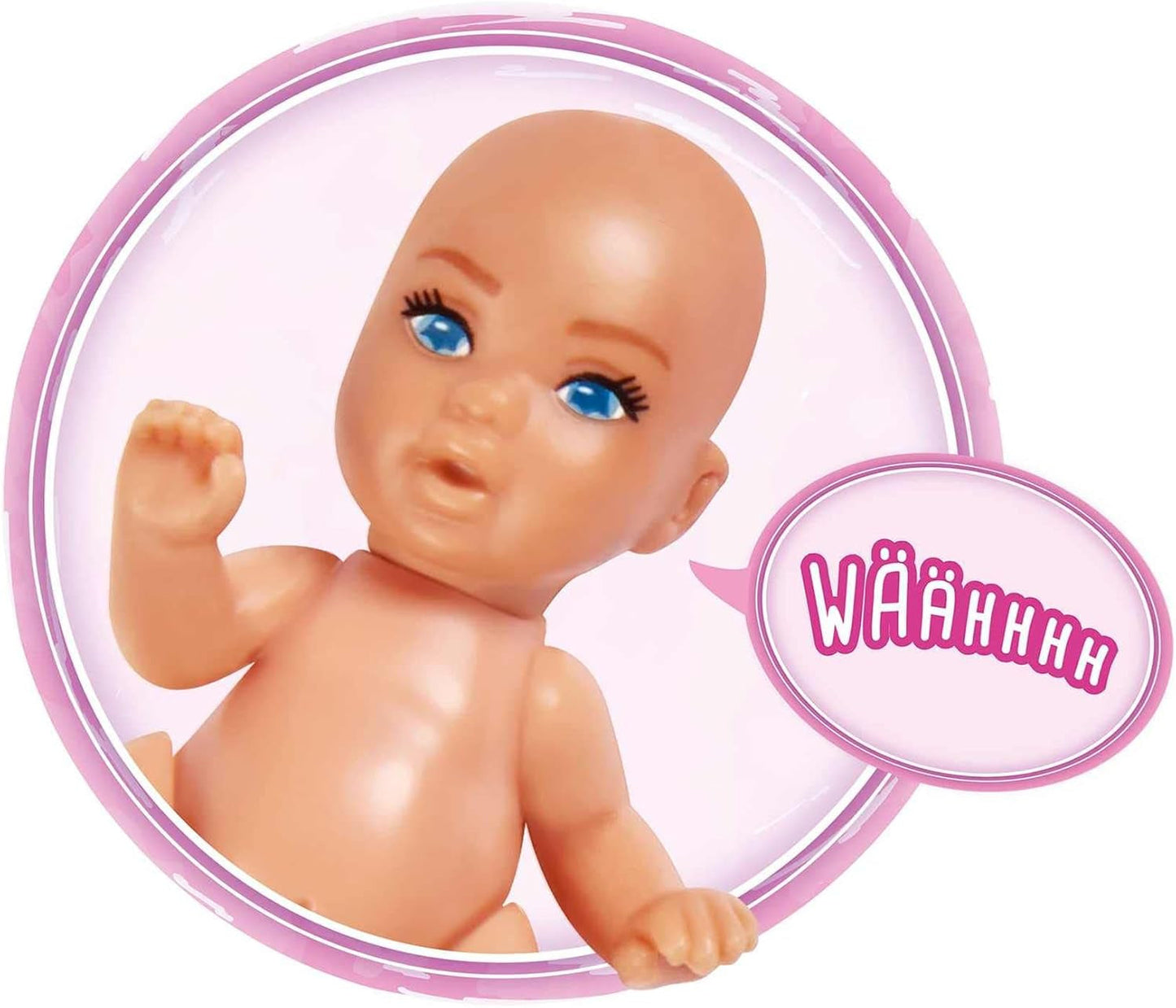 Simba 105733480 - Steffi Love Baby Bliss, bambola incinta e suoni fantastici, accessori e marsupio per bebè