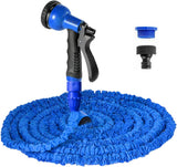 Tubo da Giardino Estensibile da 30 m, Tubo Flessibile per Acqua da 100 Piedi con Ugello a Spruzzo a 8 Getti, Tubo Flessibile Retrattile Impermeabile per Carichi Pesanti con connettori da 3/4" e 1/2" (30 m, Verde)