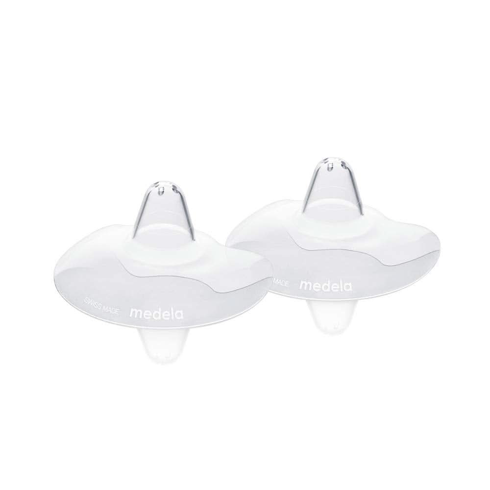 Medela Contact Brusthütchen – Bpa-Frei – Aus Ultradünnem, Weichem Silikon – Inklusive 2 Brusthütchen Und Etui – 20 Mm, Medio Accessori Alimentazione e Allattamento Bebe Naty Shop