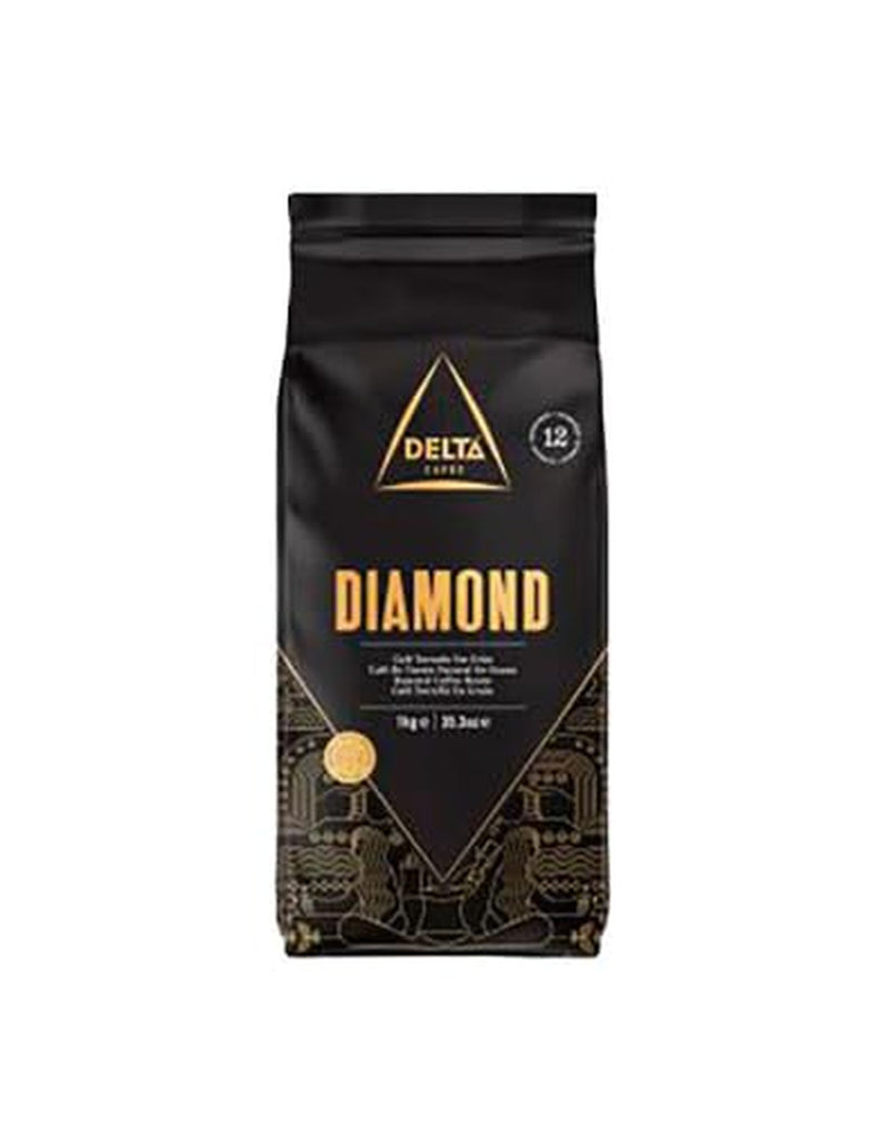 Caffè Delta Diamond in grani 1 kg – Aroma intenso, tostatura premium, chicchi interi