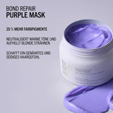 Schwarzkopf Professional BLONDME Bond Repair Purple Mask Maschera per capelli freddi Neutralizza i toni gialli per capelli tinti, decolorati e chiari Condizionante profondo e rinforzante 200 ml Maschera per capelli Naty Shop