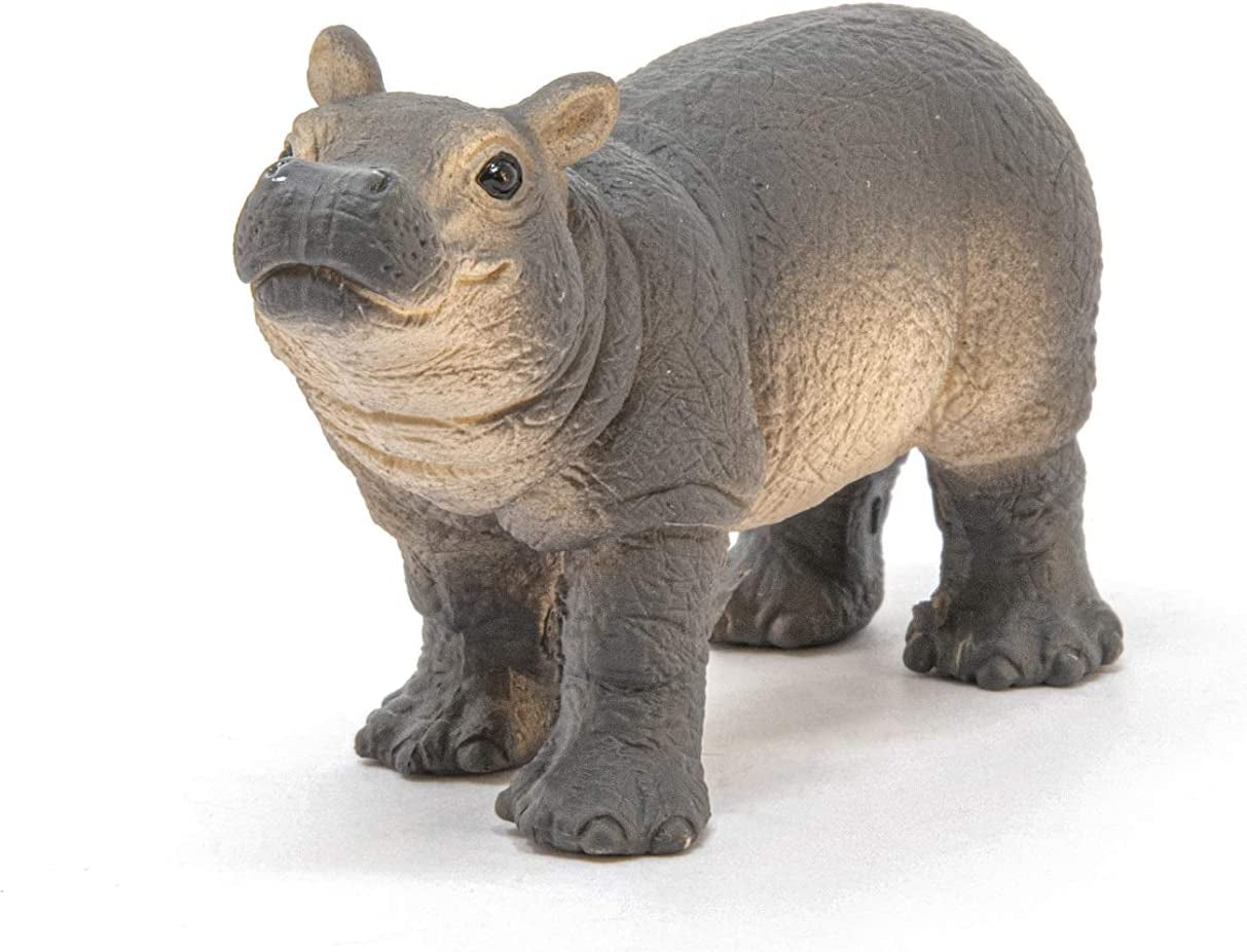 Schleich 14831 Giovane ippopotamo, per bambini dai 3 anni, WILD LIFE - personaggio da gioco Action figures Naty Shop