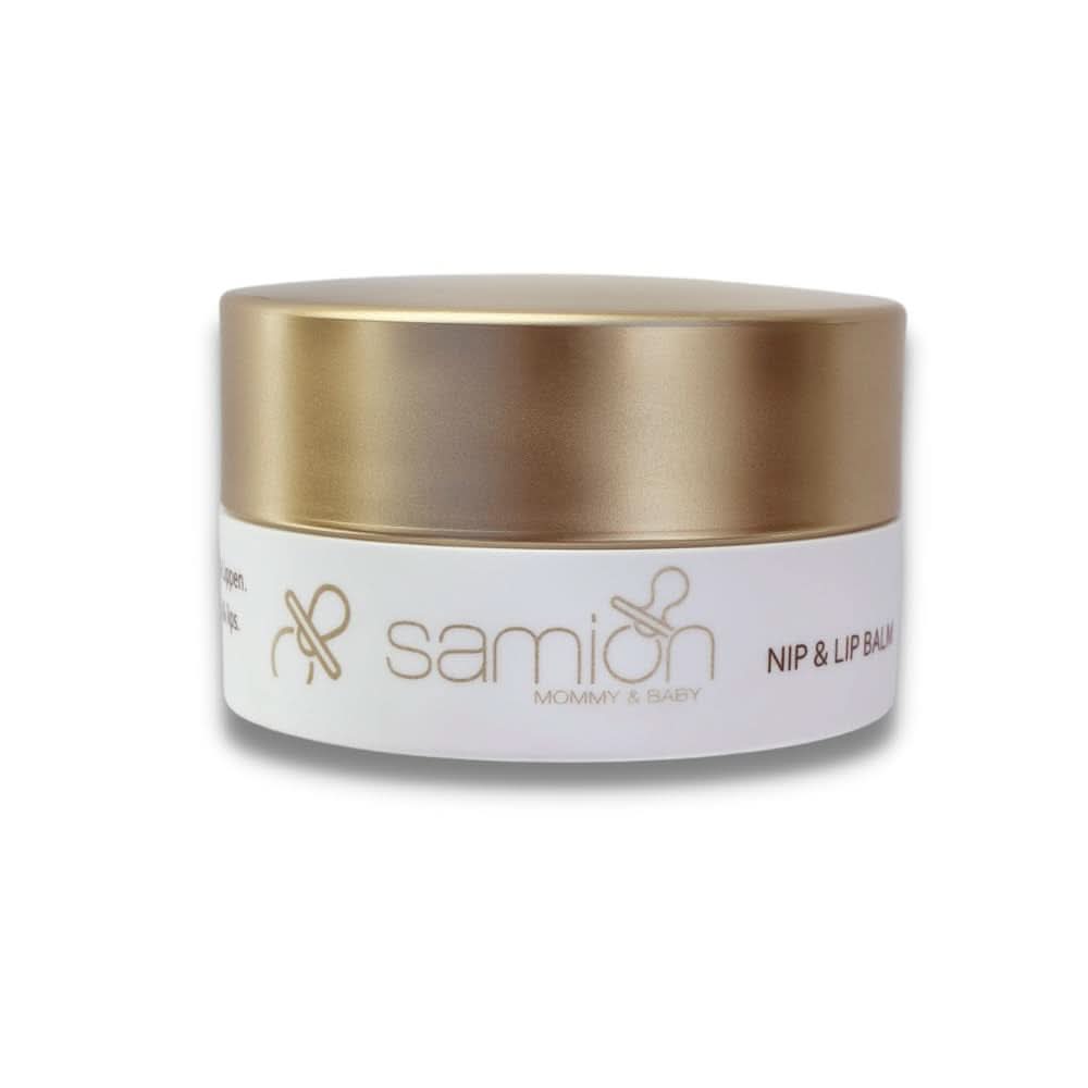 SAMIONE | BALSAMO PER LABBRA E LABBRA | Cura profonda da 15 ml | Ingredienti naturali | Alimenti Vegani e Accessori Allattamento Bebe Naty Shop