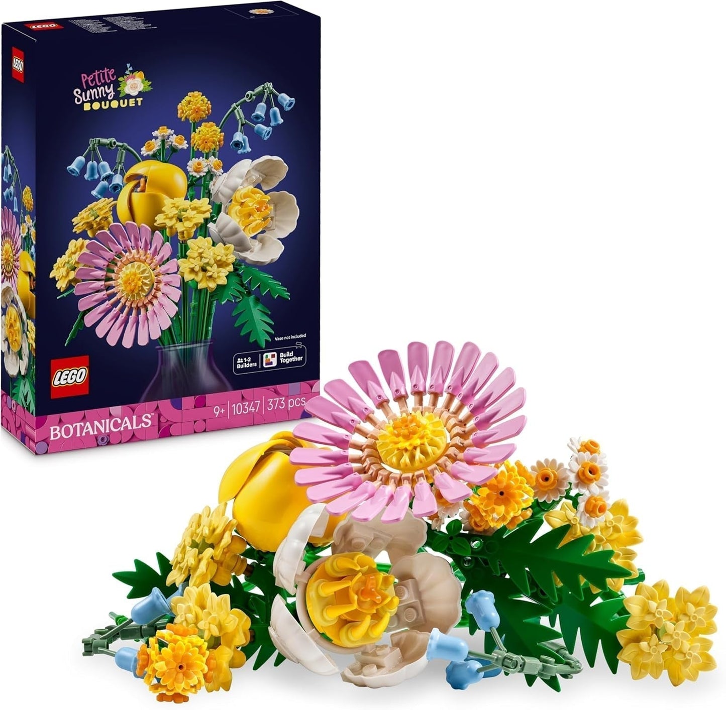 LEGO Botanicals Piccolo bouquet estivo - Set da costruzione con fiori artificiali - Incl. campanule, ranuncoli, tulipani - Idea regalo per donne, mamme e uomini - 10347 Set da costruzione Besuche den LEGO-Store Titolo predefinito