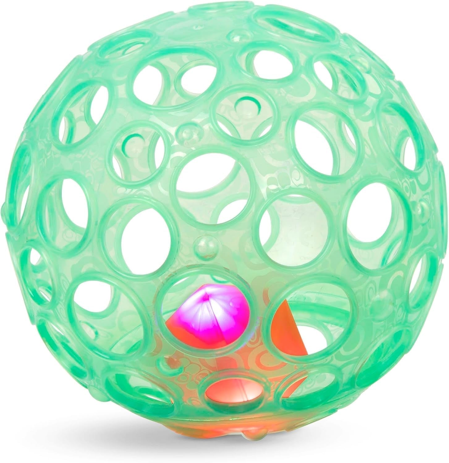 B.toys Giocattolo per Neonati, Giocattolo per la Motricità con Luce - Giocattolo per Neonati, Ragazze e Ragazzi da 0 Mesi, Giocattoli per Bambini Senza PVC Naty Shop Palla con Luce