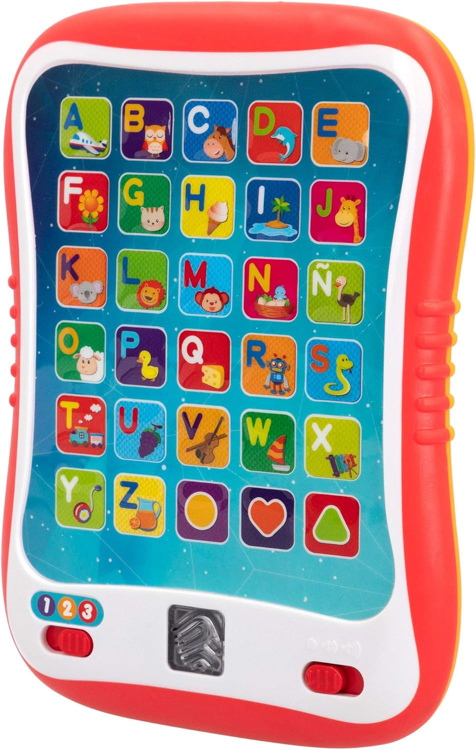 winfun ColorBaby 44256 Vassoio didattico con luce e suono Giocattoli per bambini Naty Shop Tablet educativo