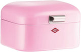Wesco Mini Grandy Portapane in Rosa, Lamiera di Acciaio Verniciata a Polvere, Fori di Ventilazione e Maniglia Robusta Scatole per Conservazione degli Alimenti Naty Shop Rosa